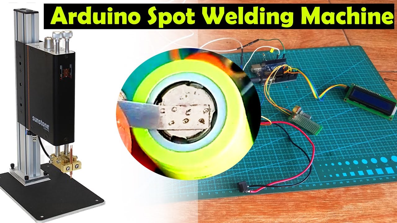 Spot Welding Machine using Arduino, How to make Automatic Spot Welder, Diy Battery Spot Welder