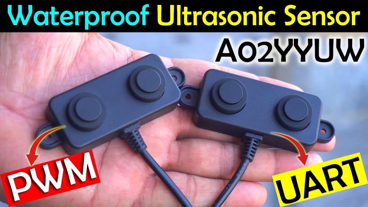 A02YYUW waterproof Ultrasonic Sensor UART and PWM with ESP32