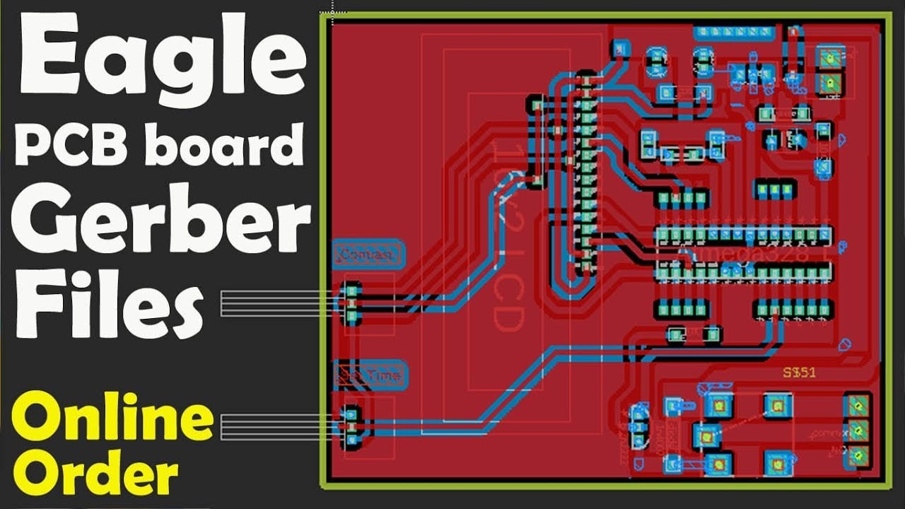 Eagle PCB gerber files generation and Online order | Eagle pcb free download |pcb design program