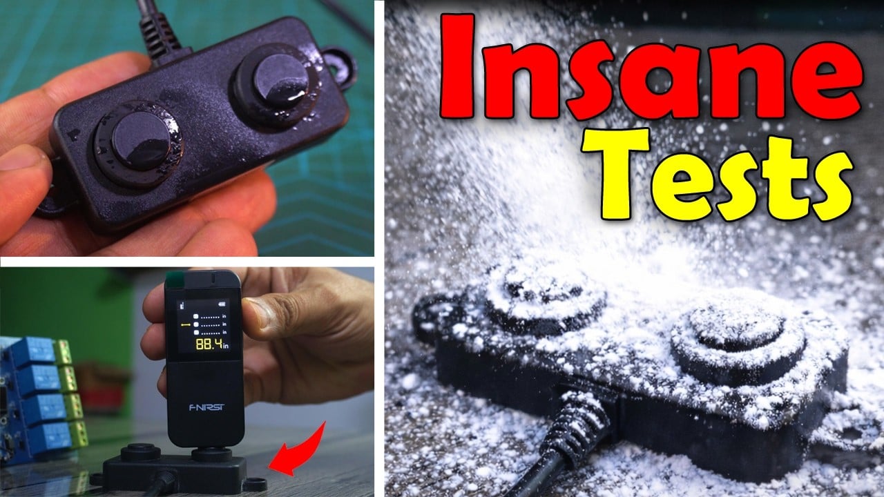 Ultrasonic Sensor Insane Tests | Water, Dust, Underwater, & Accuracy Test | A02YYUW