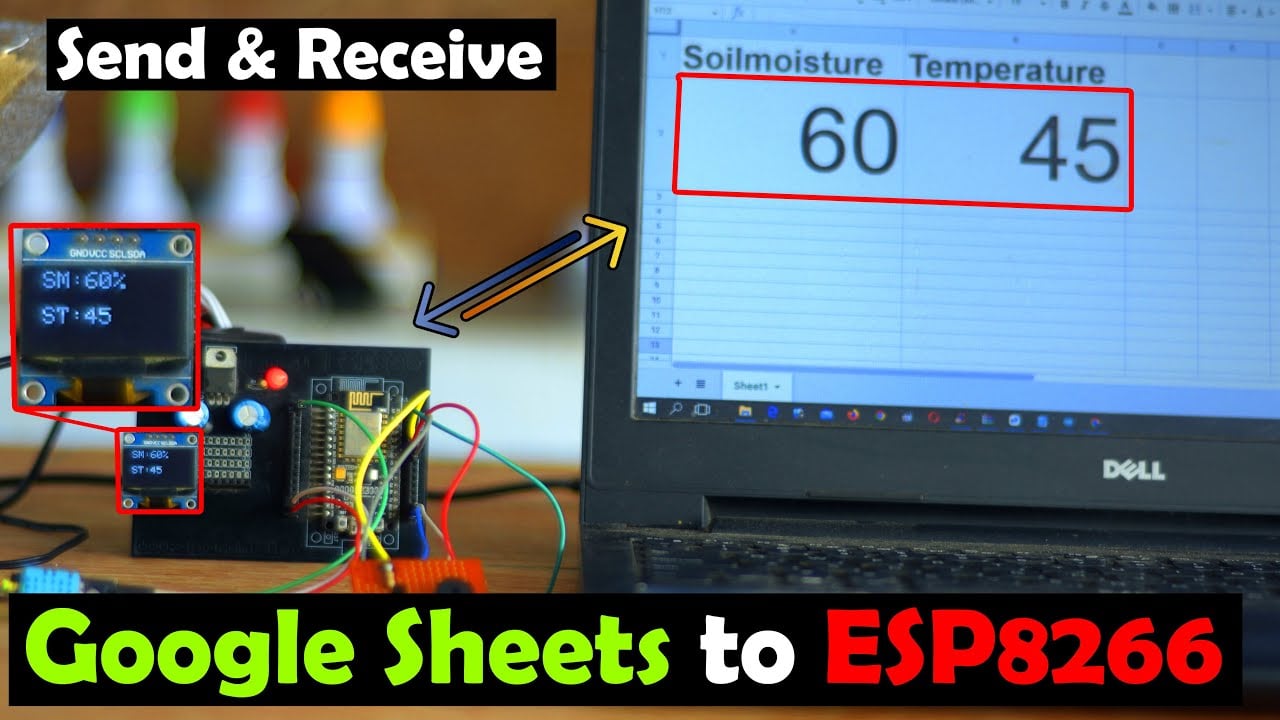 Google spreadsheet to ESP8266, Google Sheets to ESP8266, data from Google Spreadsheet to ESP8266