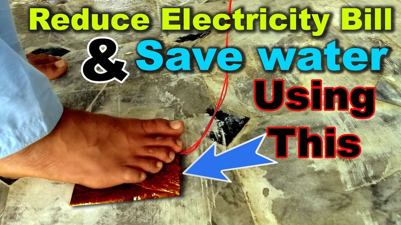 How to save electricity at home & reduce Water Bill & Electric Bill by not wasting the water