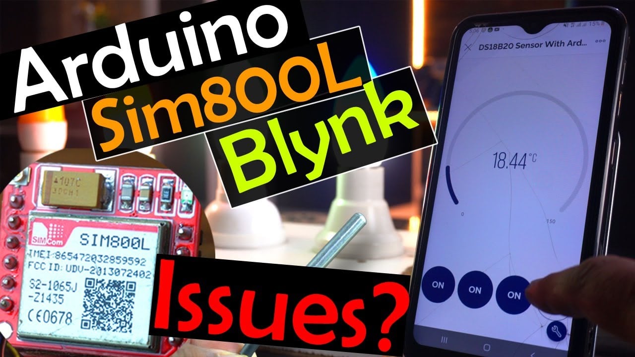 Arduino SIM800L Blynk, Arduino publish data to Blynk, Arduino Blynk, no ESP32 & ESP8266 Needed