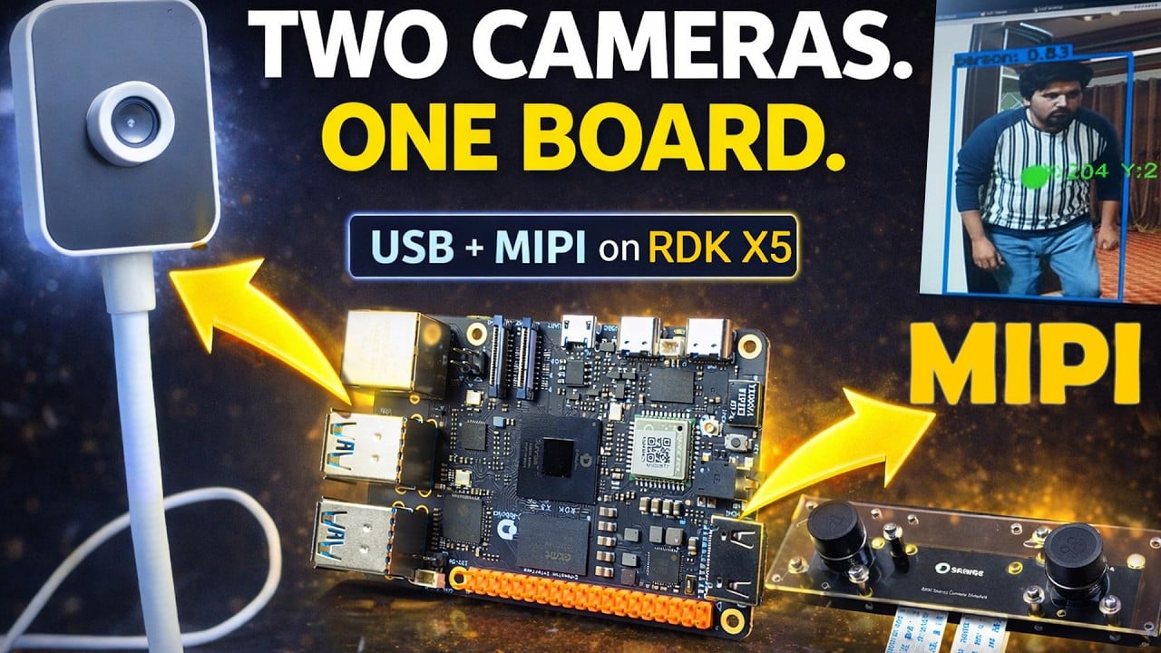 RDK X5 Multi-Camera AI: Run Different Models on MIPI and USB | No More Raspberry Pi