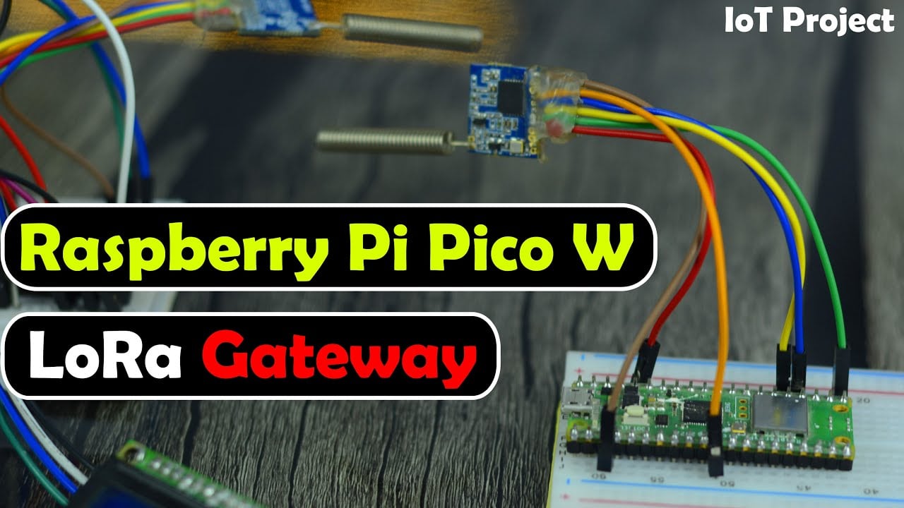 Raspberry Pi Pico W LoRa Gateway for Sensors Monitoring using Ubidots IoT Platform