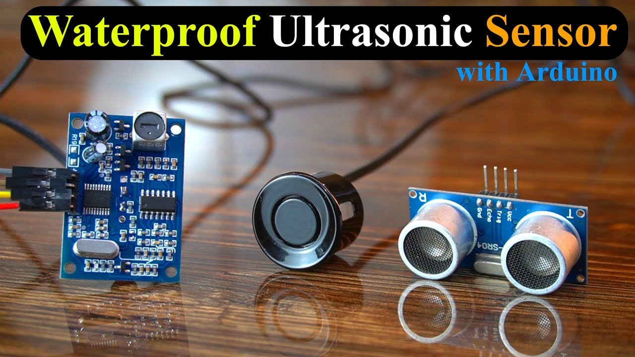 Arduino Waterproof Ultrasonic Sensor JSN SR04T for distance measurement