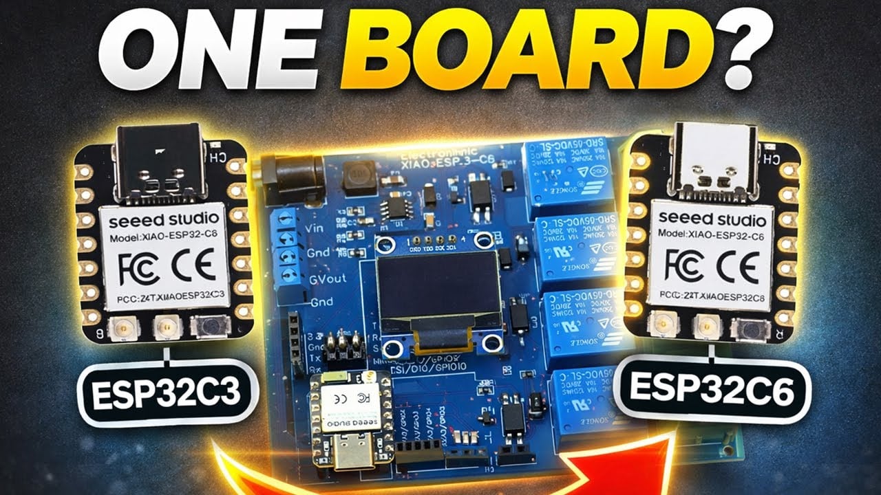 Xiao ESP32C3 & ESP32C6 Game Changer! Development board