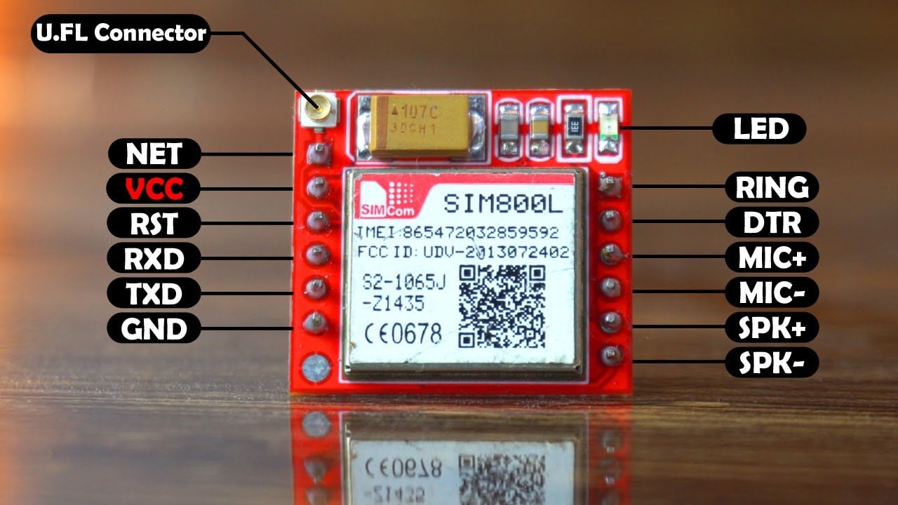 Arduino Sim800L GSM GPRS Module, Send SMS, Receive SMS, Request SMS, and Alert Message