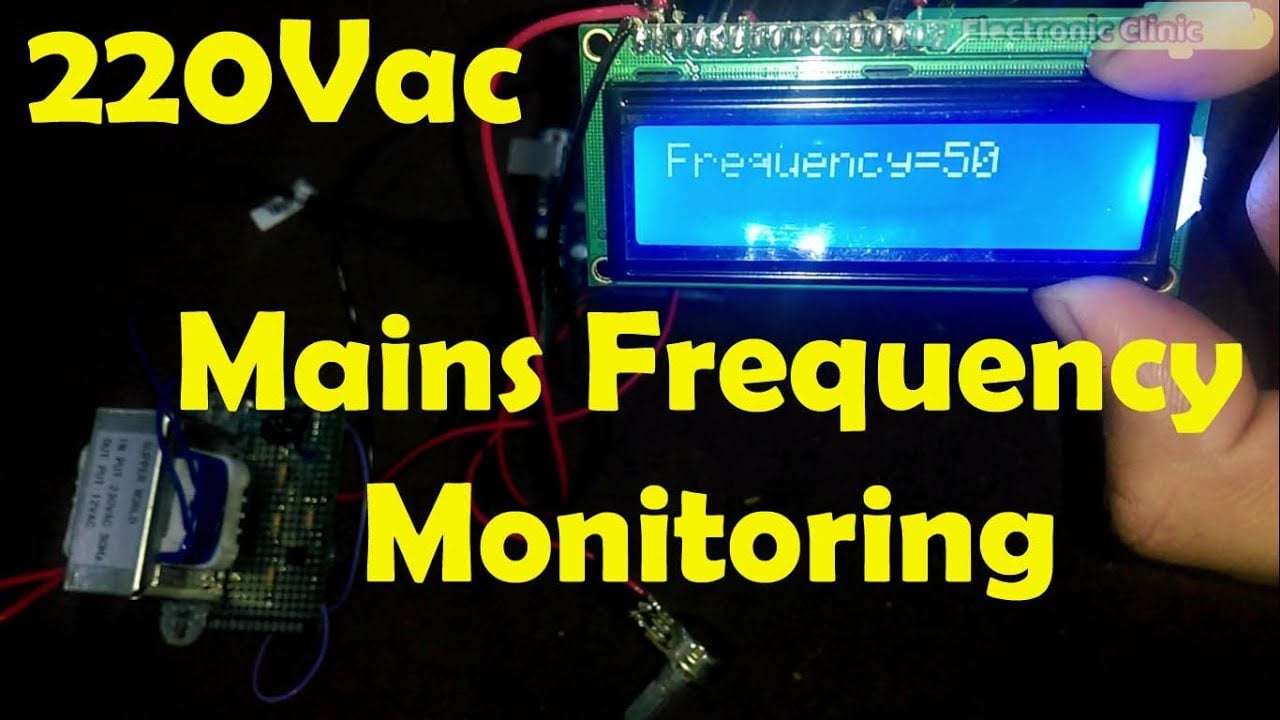 Power line frequency or mains frequency Monitoring using Arduino “AC 220V Frequency monitoring”