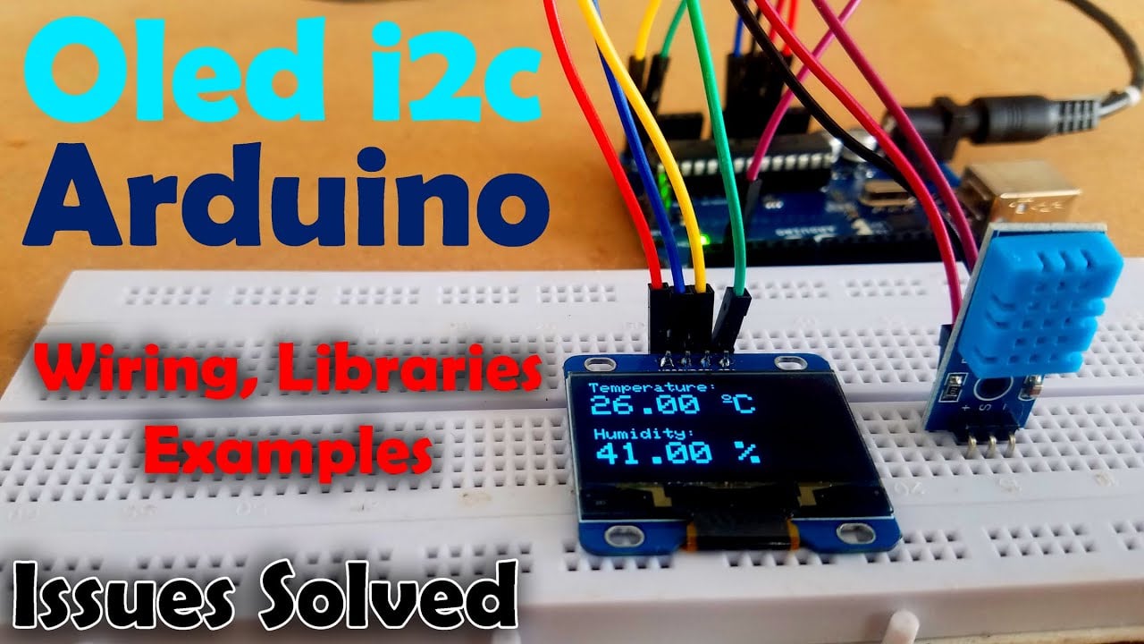Oled i2c Arduino, Arduino Oled 128x64 i2c library, Oled 128x64 i2c display issues solved