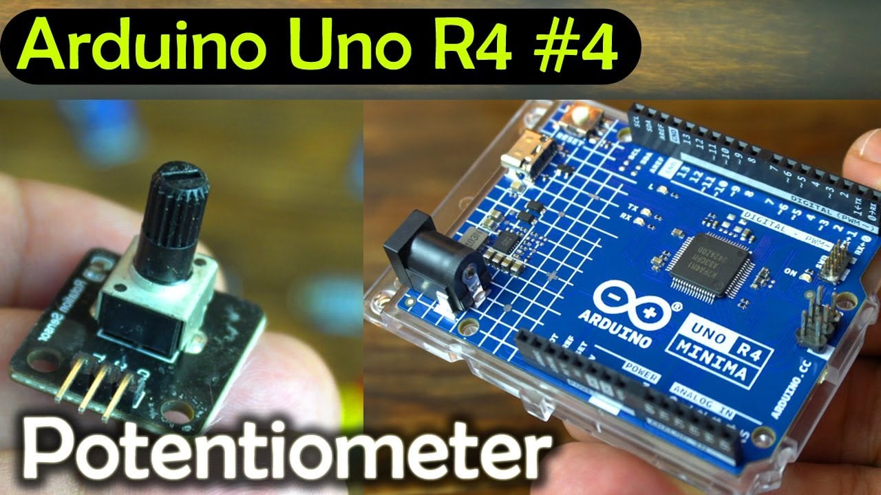 Arduino Uno R4 and Potentiometer, Analog Input and PWM