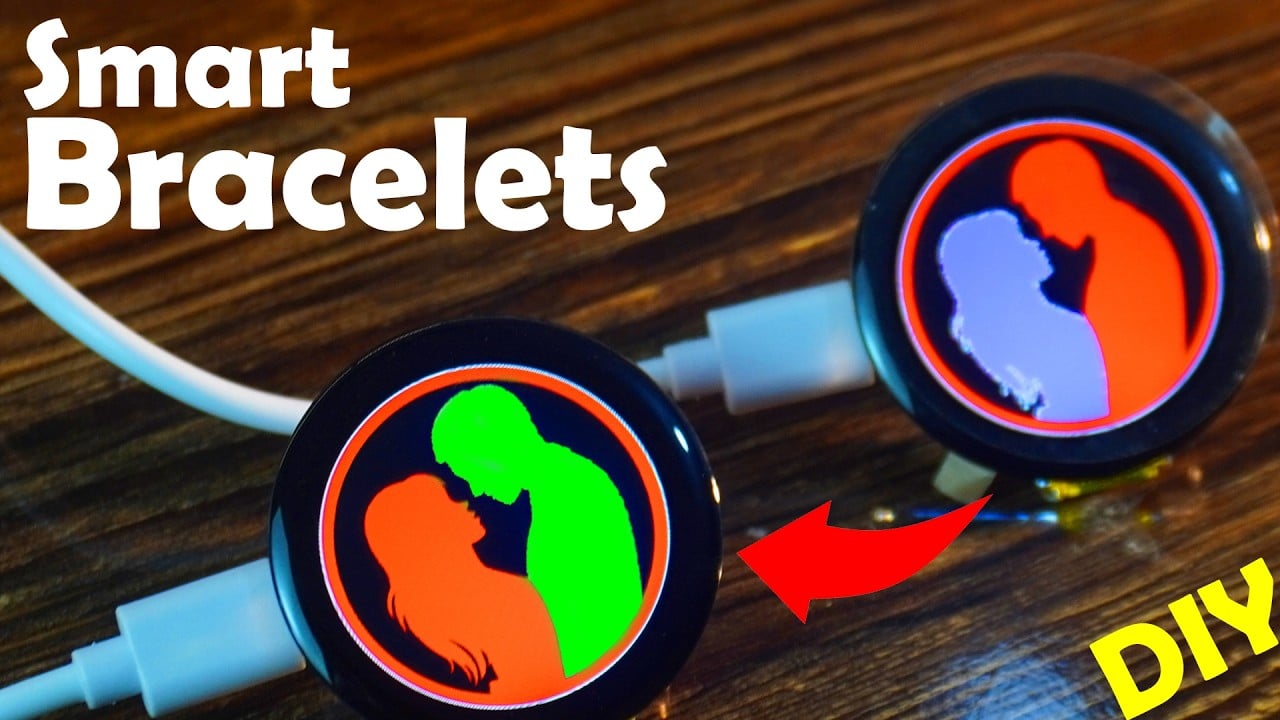Smart Bracelet ESP32 Project for Long Distance Couples  | Long Distance Relationship, ESP32 Project