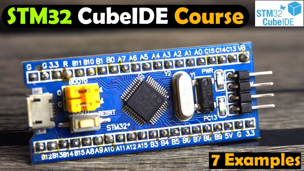 STM32 CubeIDE Course for beginners, #stm32cubeIDE