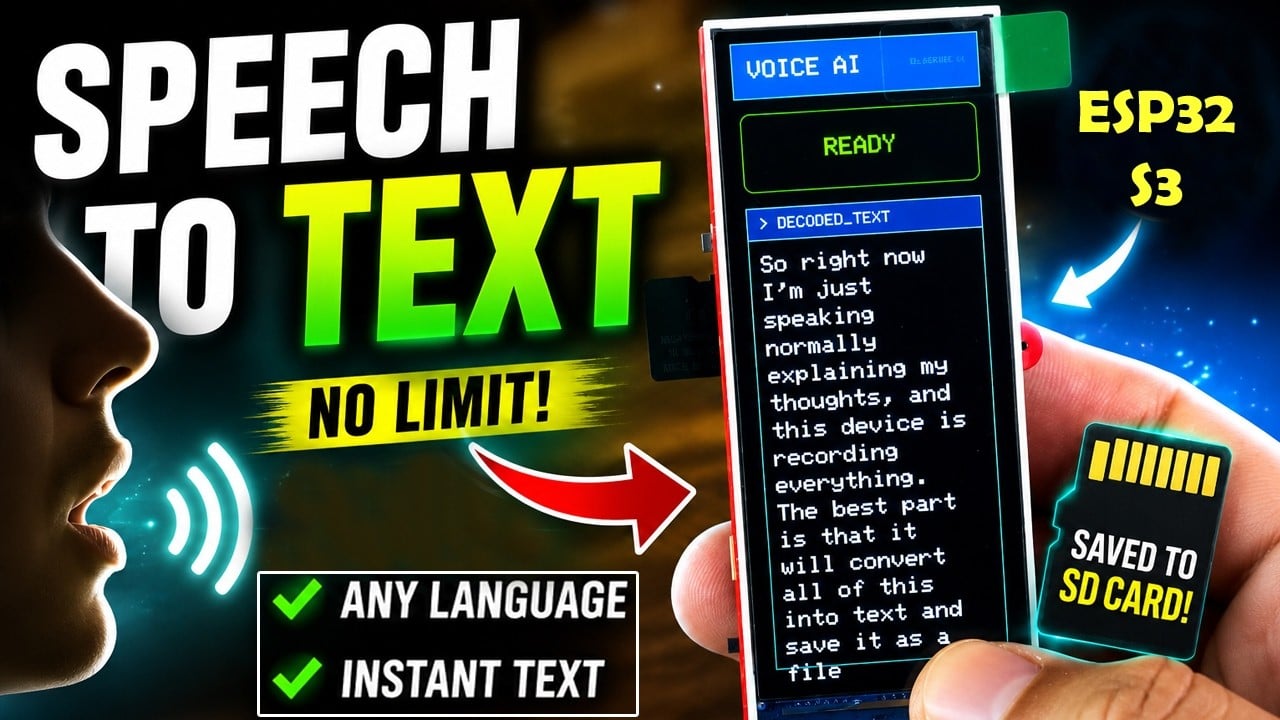 Speech to Text using ESP32 S3 | ElevanLabs AI