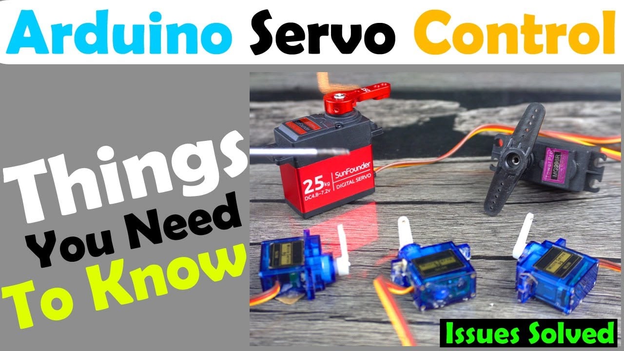 Arduino Servo motor control | Ultrasonic Sensor with Servo Motor | High Torque Servo Motor