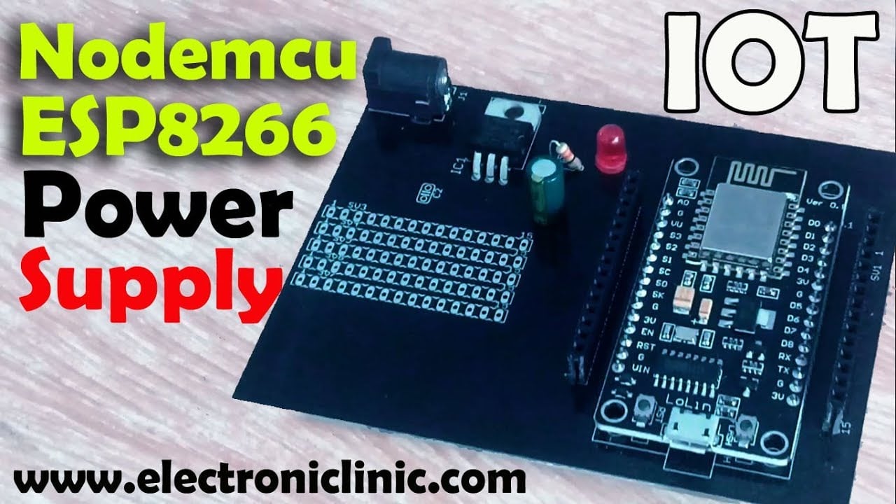 Nodemcu ESP8266: Nodemcu Power Supply, Nodemcu 12v Power supply, ESP8266 power supply