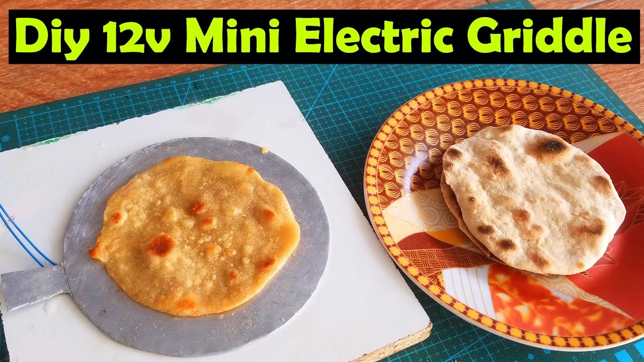 Diy Mini Electric Griddle, Electric Hotplate, Electric Frying Pan, Electric Roti Maker, 2022 project
