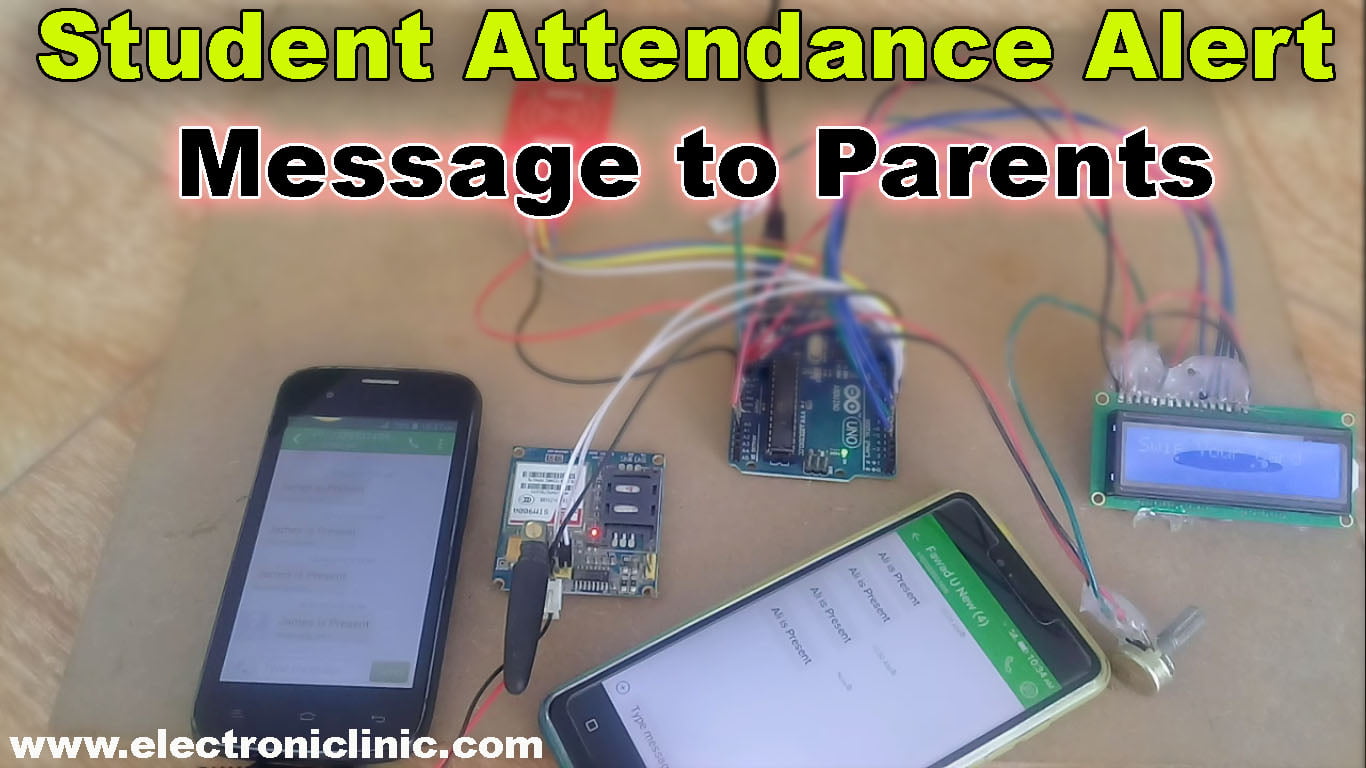 student Attendance Alert message