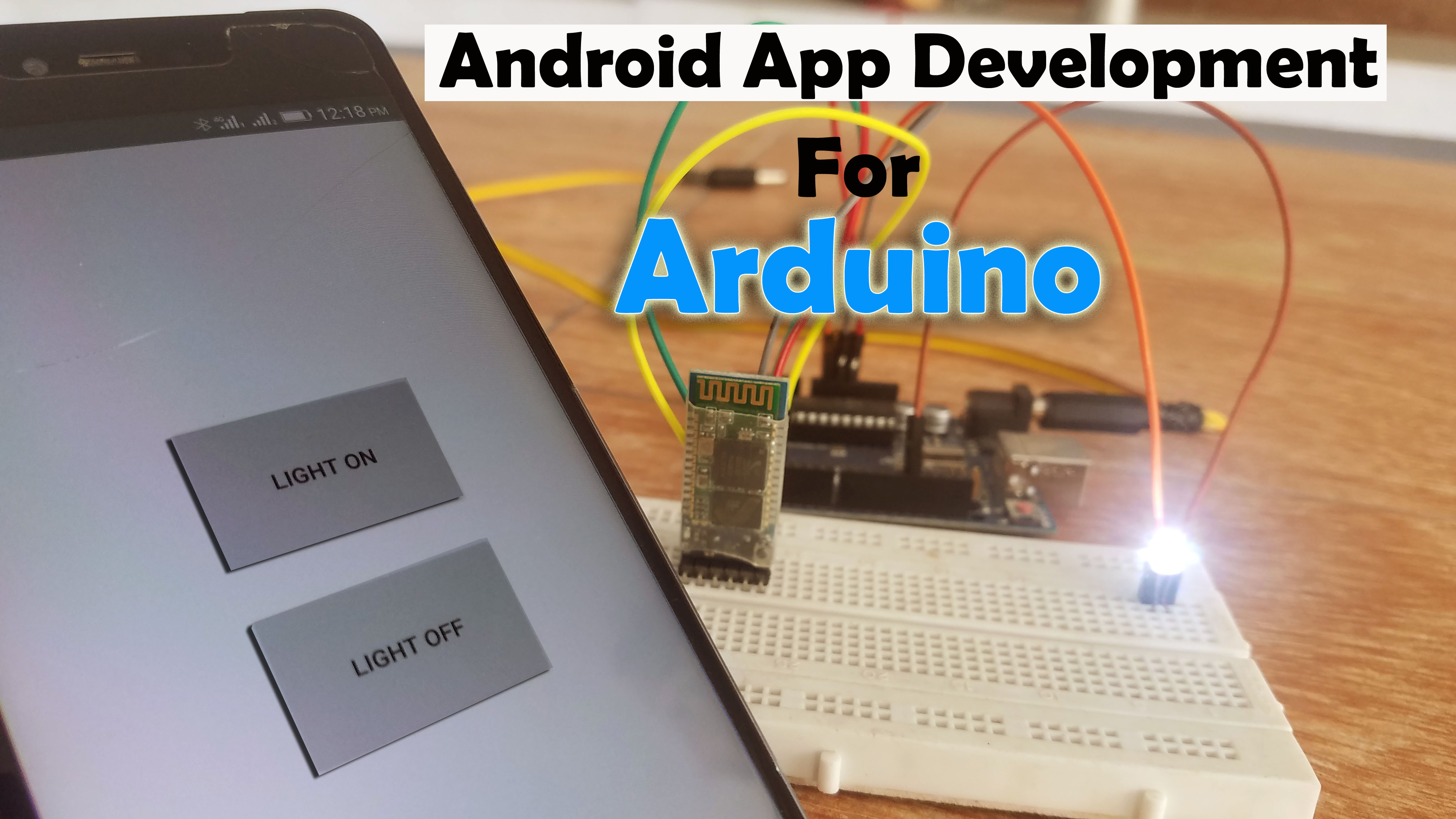 Android app development to control arduino over Bluetooth, Android studio