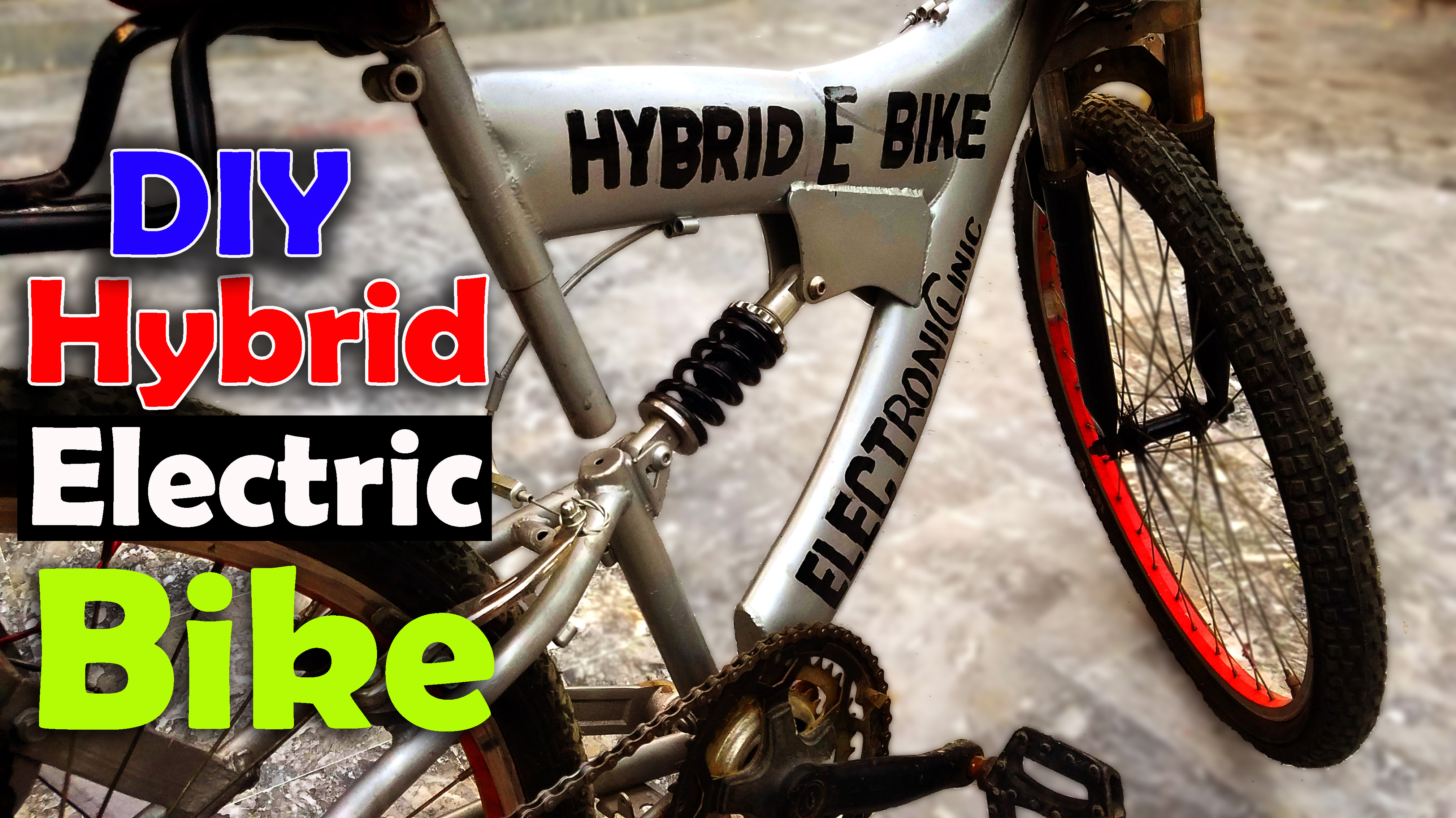 Hybrid E Bike or Electric Bike