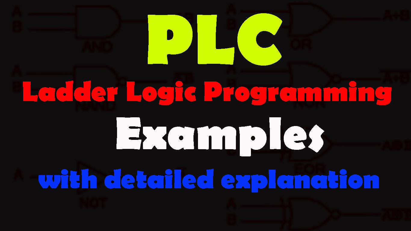 PLC ladder logic programming examples