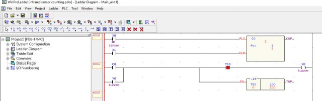 PLC ladder logic programming examples