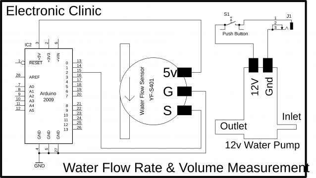 Water Flow Sensor Arduino
