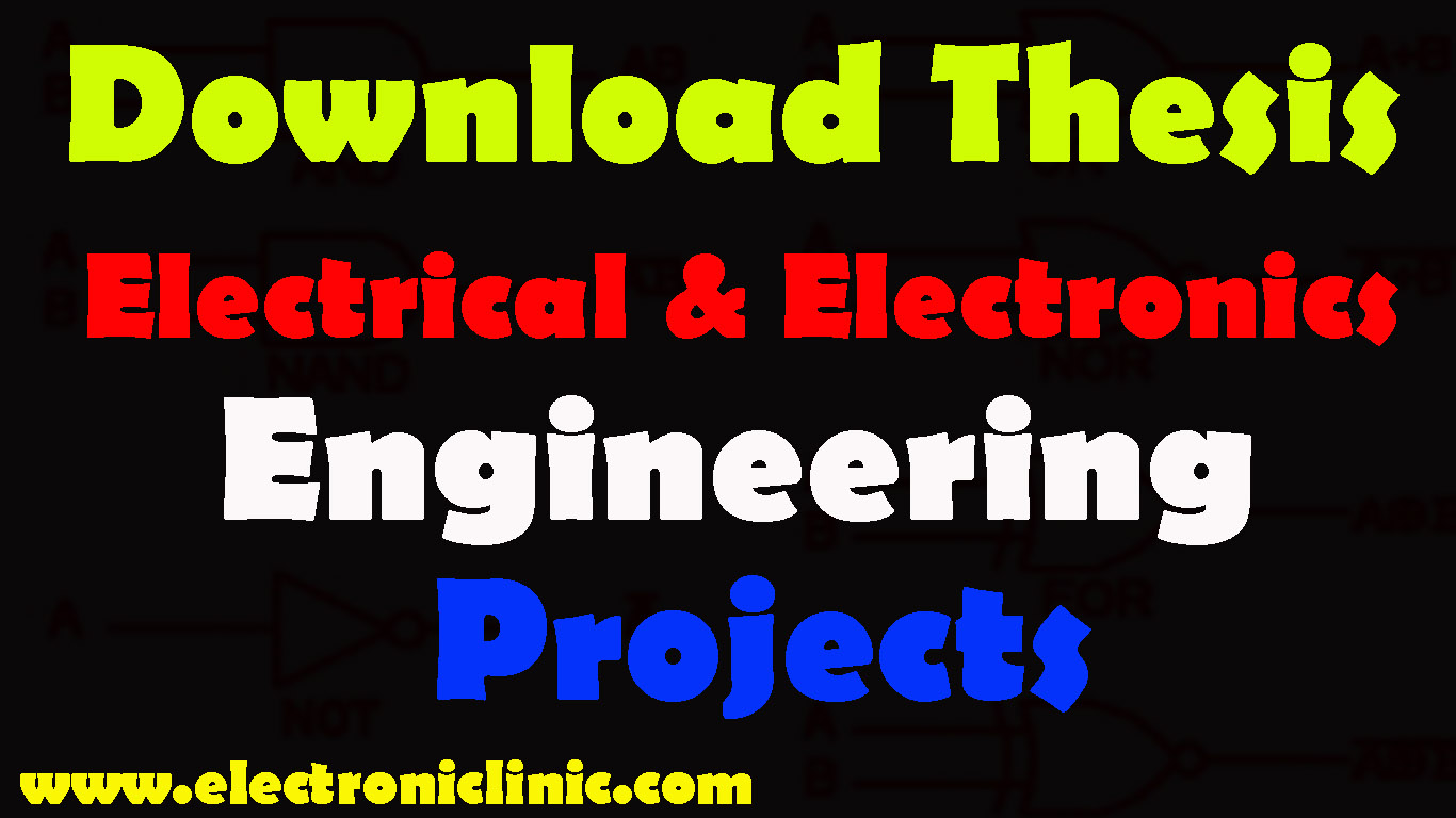 thesis idea for electrical engineering