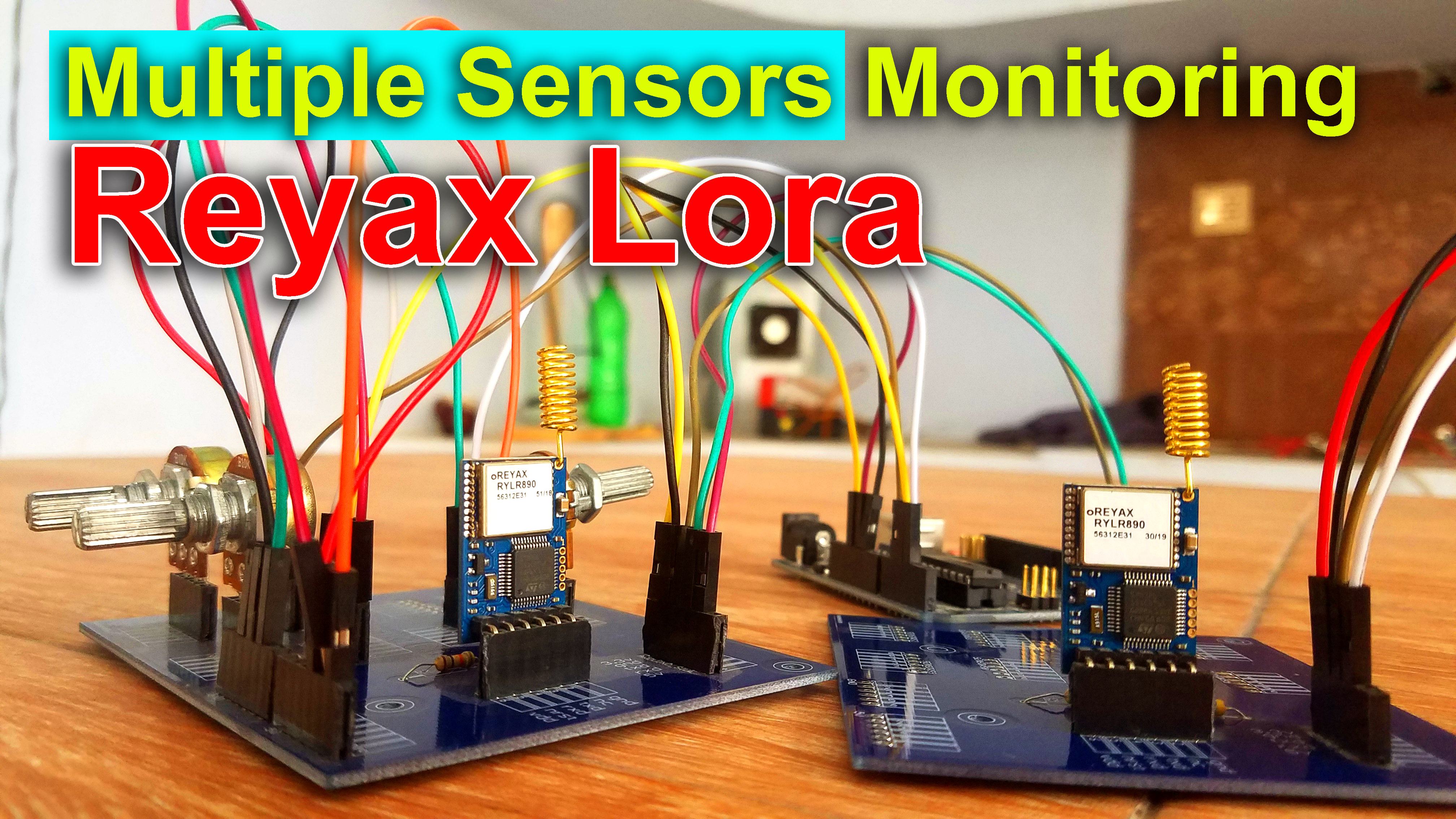 Reyax Lora based Multiple Sensors