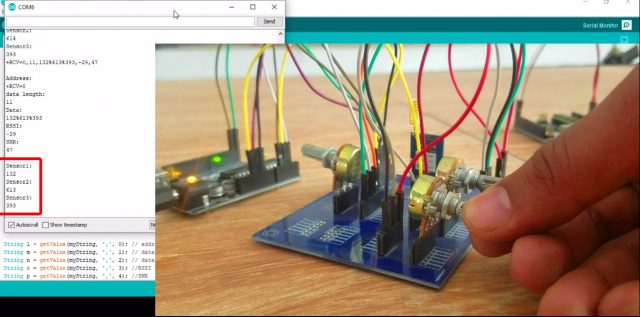 Reyax Lora based Multiple Sensors