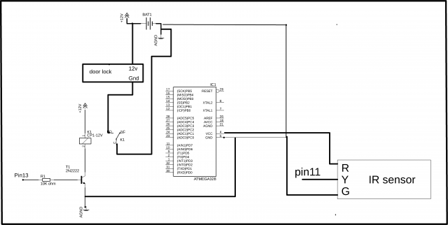 Remote Controlled Door Lock