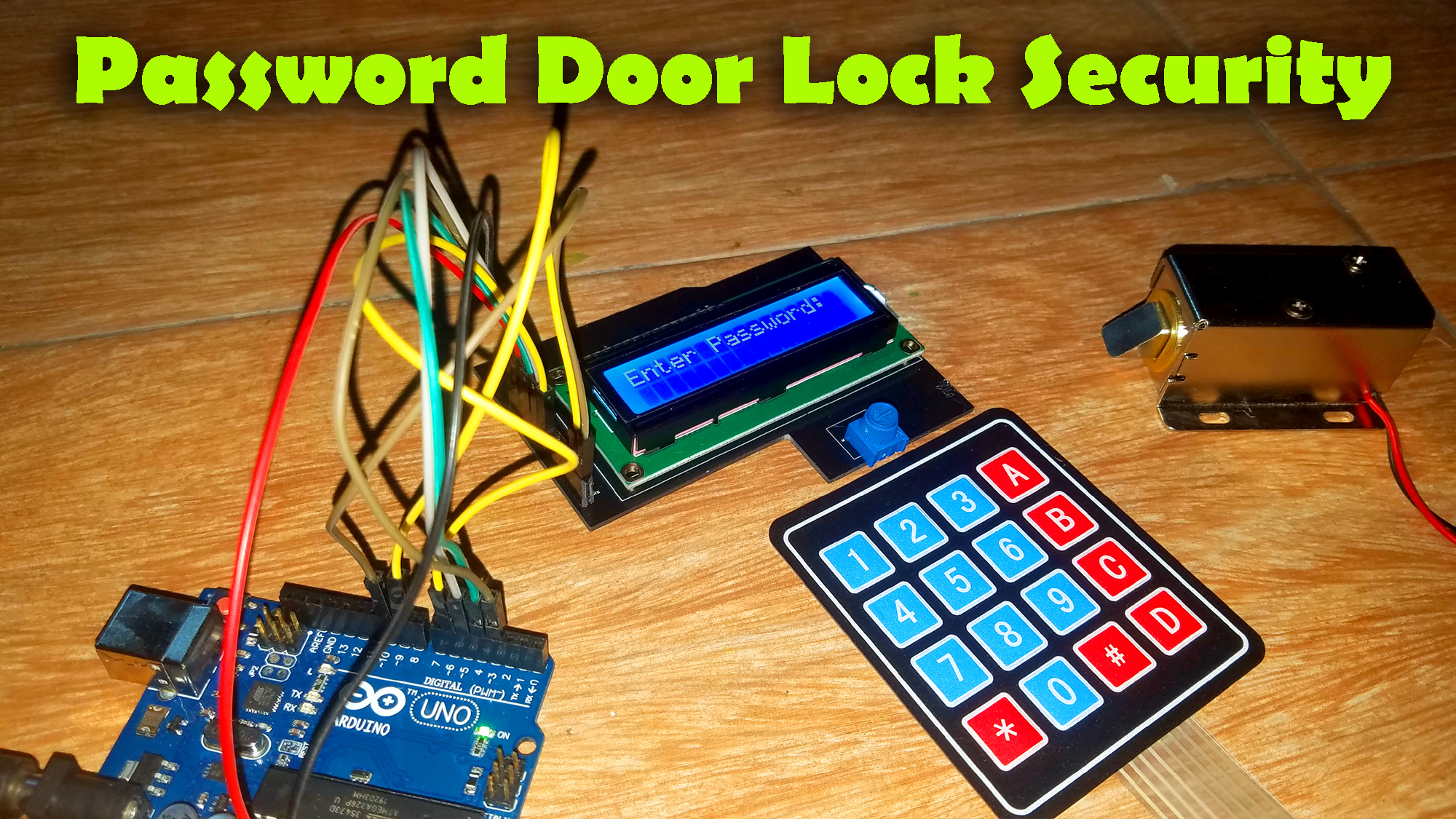 password door lock