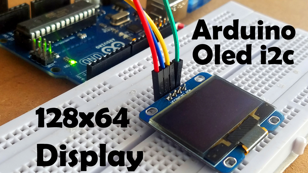 Arduino Oled i2c Display 128x64 with examples, Libraries issues solved