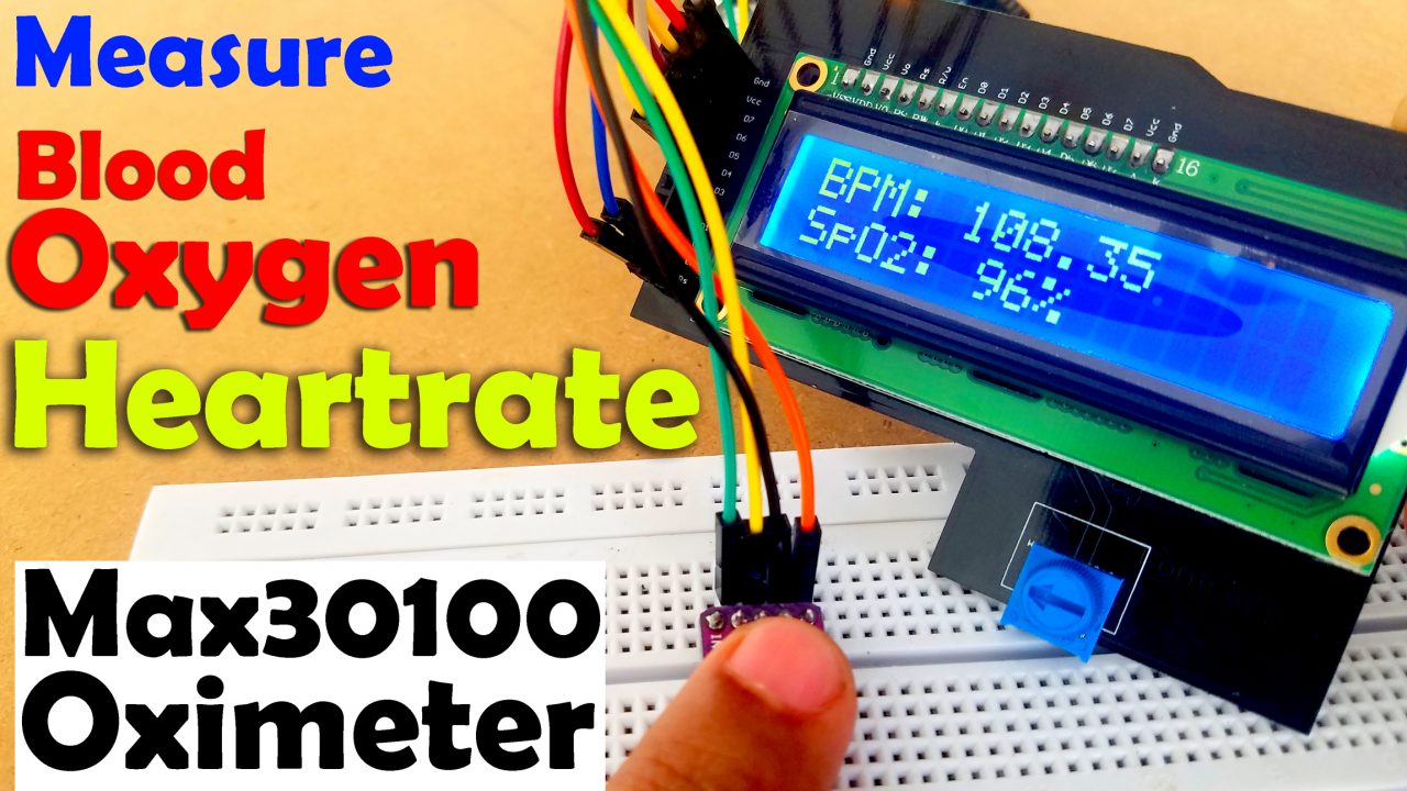 Max30100 pulse Oximeter Arduino Code, circuit, and Programming