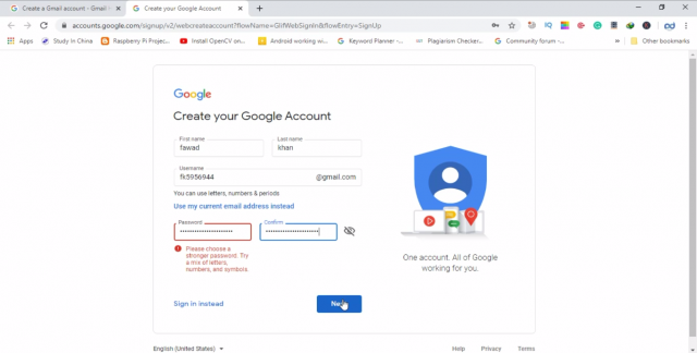 Gmail two Step Verification