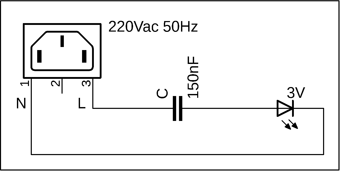 LED directly with 220v AC 