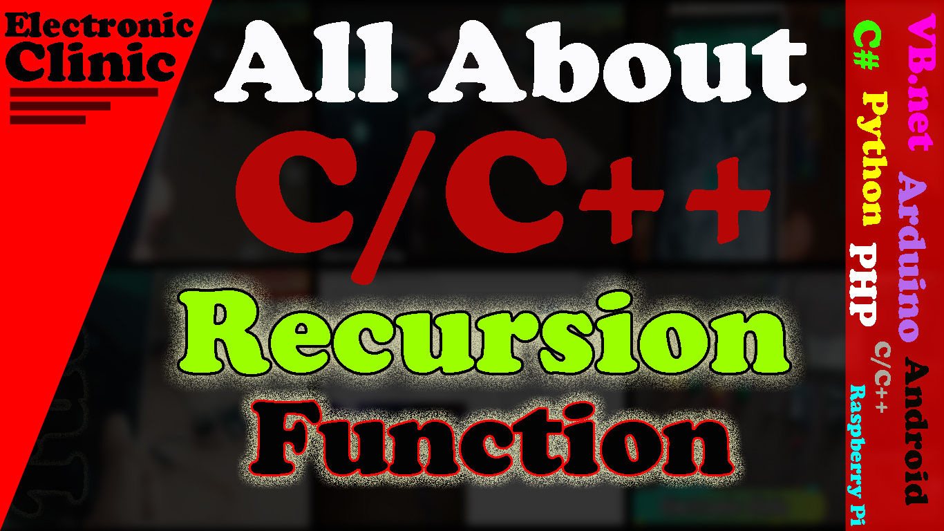 recursion in c