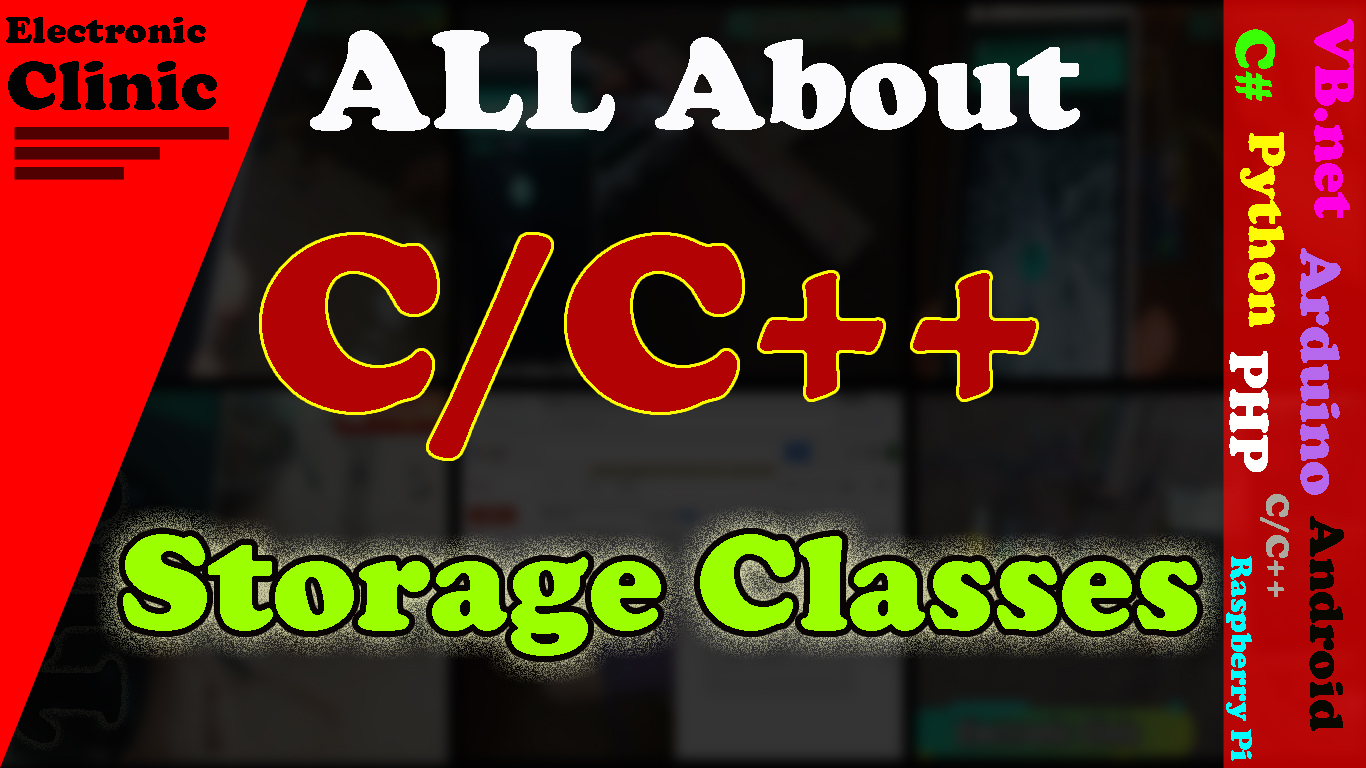 storage class in c