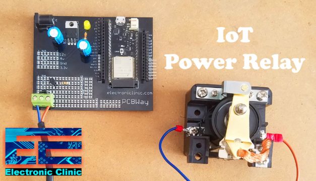IoT Power relay esp32 and relay