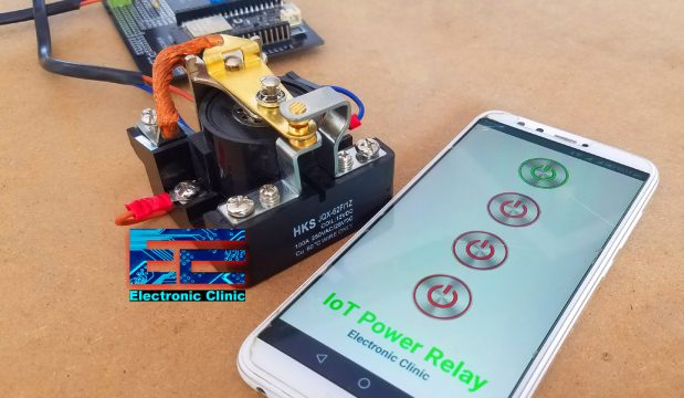 IoT Power relay 100A relay and android app
