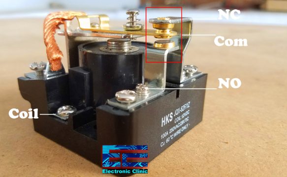 IoT Power relay 100A relay contacts detail