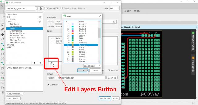 Generate PCB Gerber Files