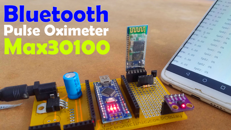Bluetooth Pulse Oximeter Max30100
