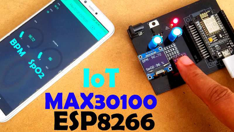 Max30100 ESP8266 Nodemcu