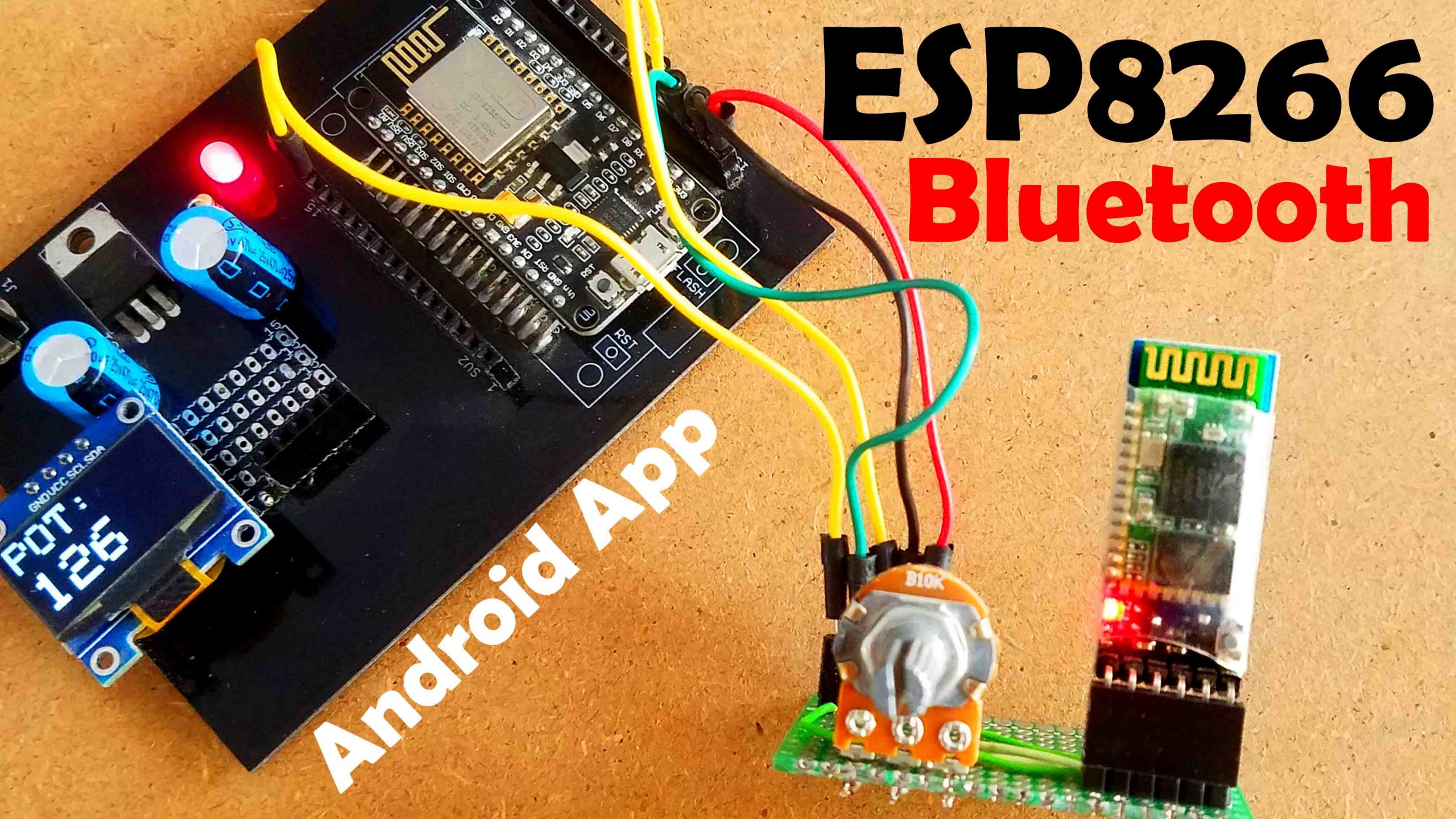 Bluetooth Module Interfacing With Esp8266 Controlling An Led Youtube