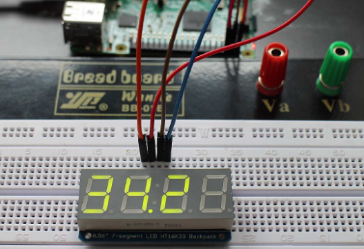 Raspberry Pi 7 Segment Display 