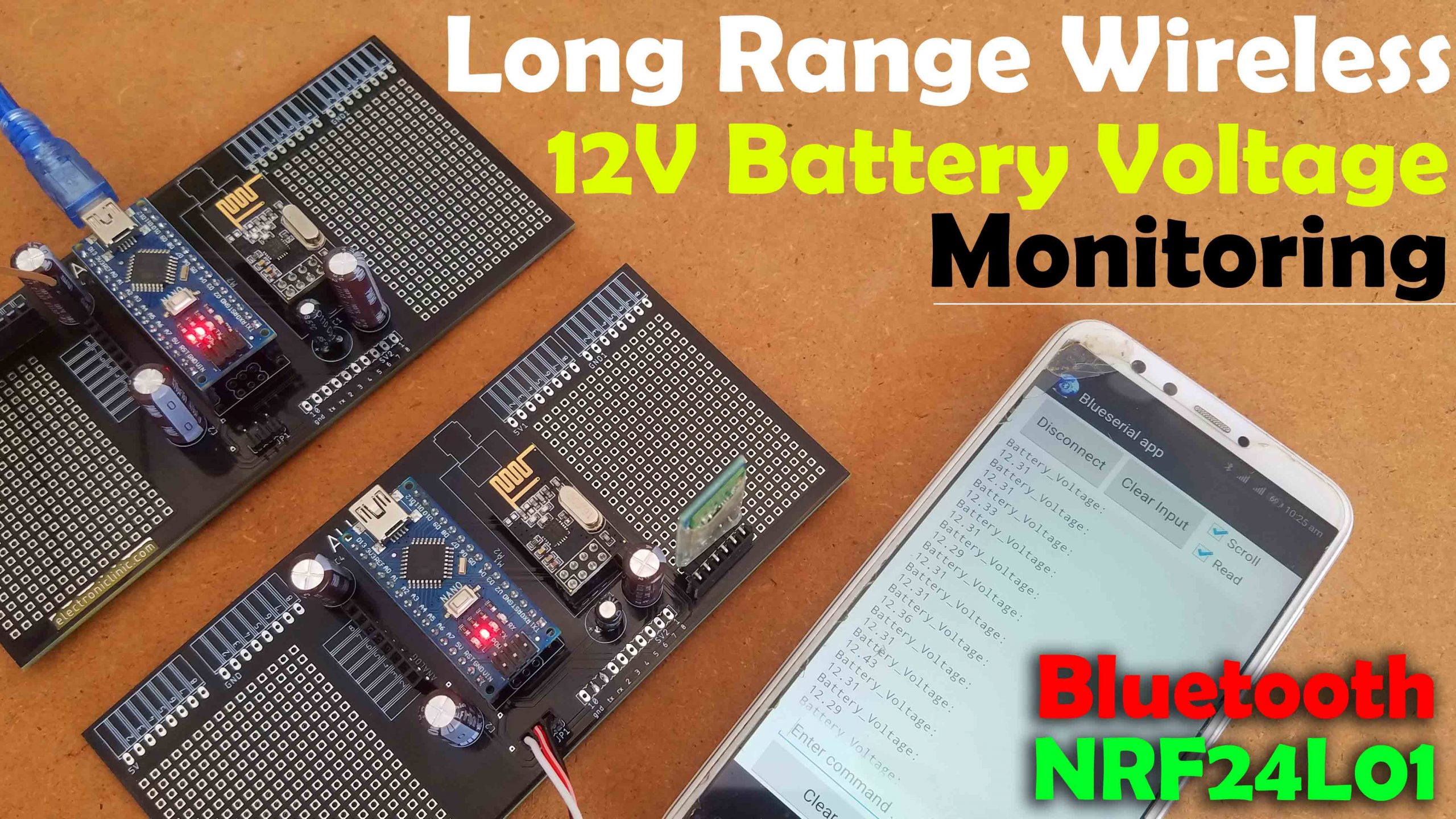 Wireless Battery Voltage Monitoring