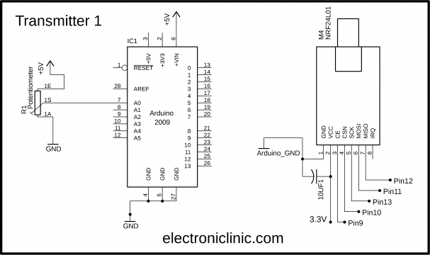 NRF24L01 Multiple Transmitters