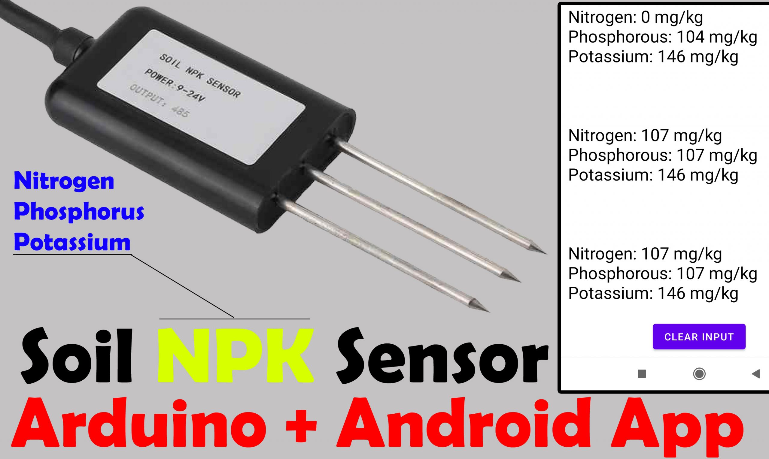 Soil NPK Sensor