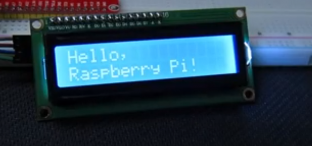 Raspberry Pi 16x2 LCD